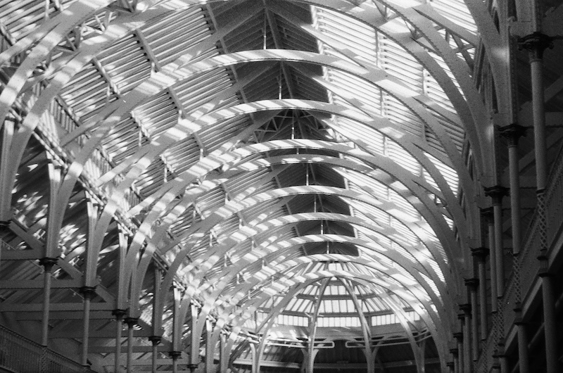 Roof of the national museum Edinburgh